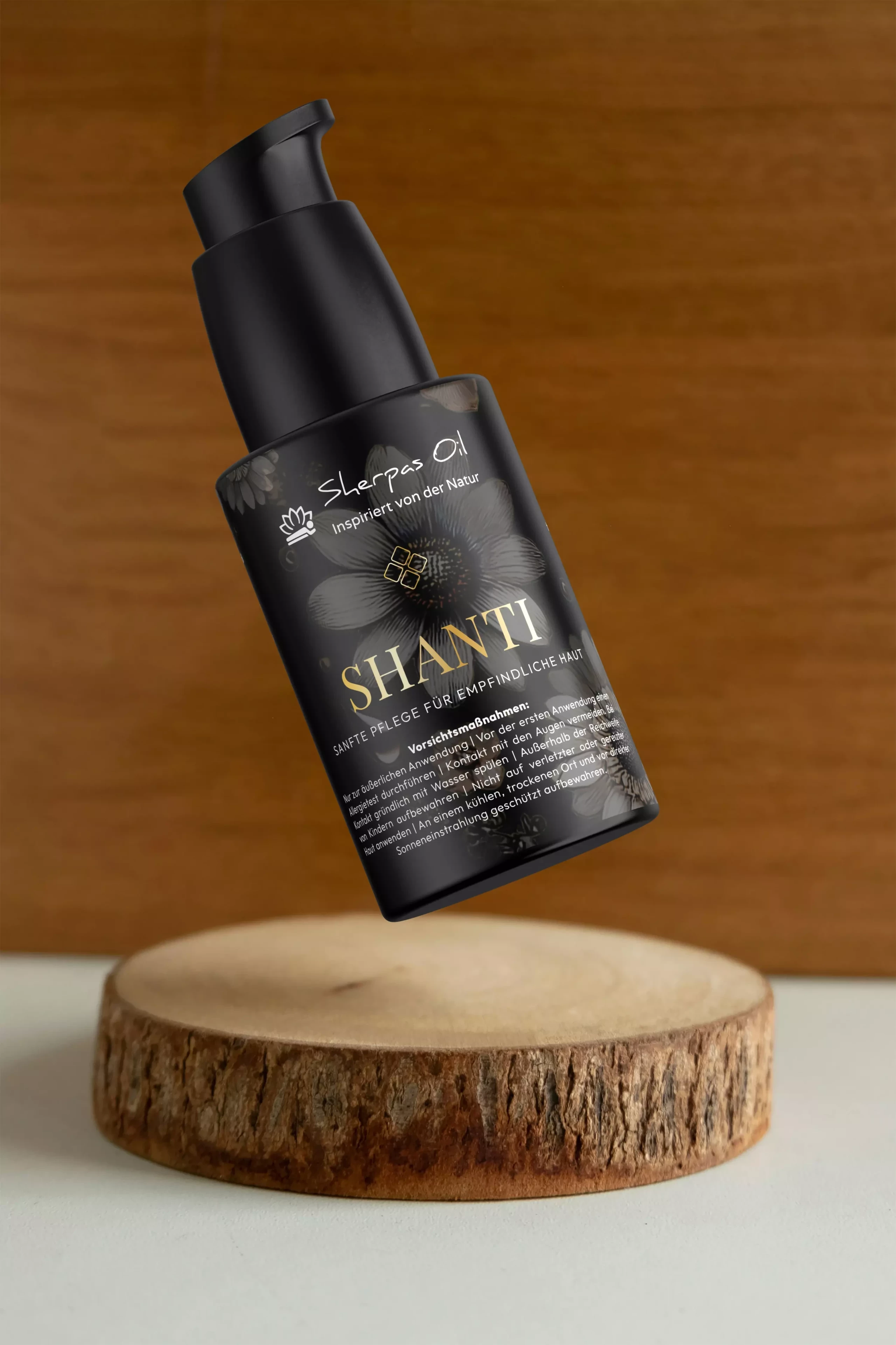 Sherpas Oil Shanti – ayurvedisches Körperöl, 200 ml –harmonisierend, ausgleichend und pflegend handgemacht mit liebe und achtsamkeit